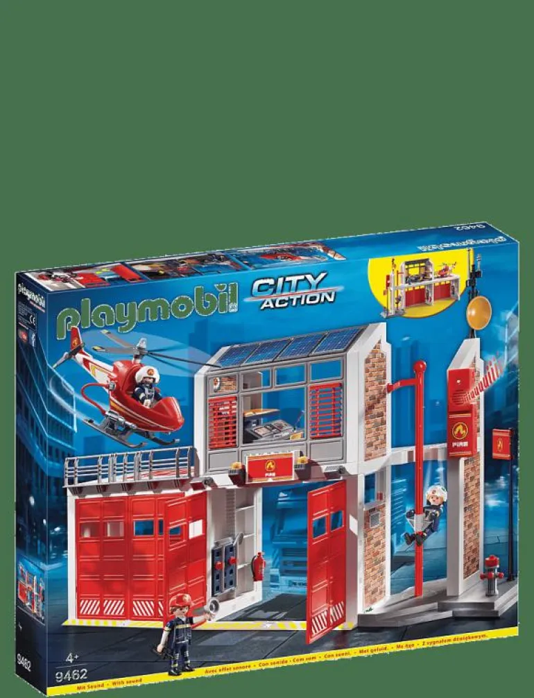 PLAYMOBIL City Action Stor brandstation - 9462 - Playmobil City Action