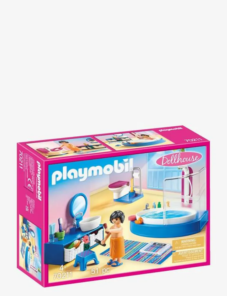 PLAYMOBIL Dollhouse Badrum - 70211 - Playmobil Dollhouse