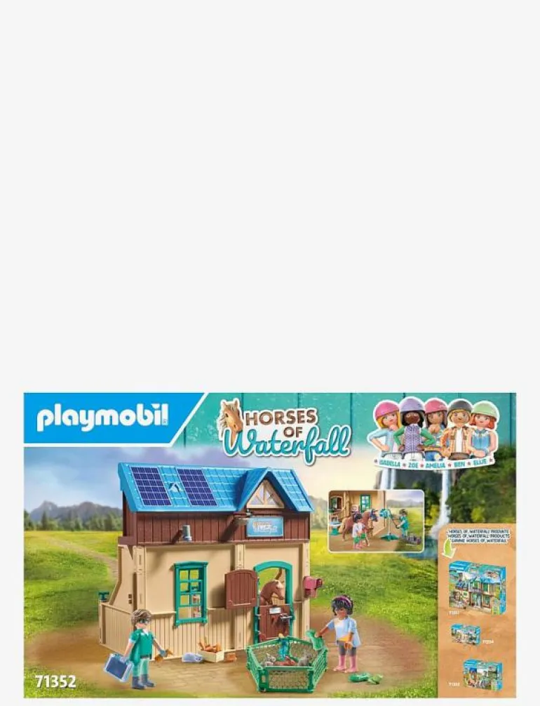 PLAYMOBIL Horses of Waterfall Riding Therapy and Veterinary Practice - 71352 - Playmobil Horses of Waterfall