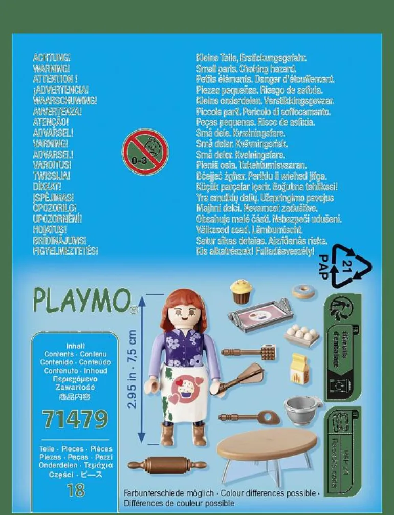 PLAYMOBIL Special Plus Konditor - 71479 - Playmobil Special Plus