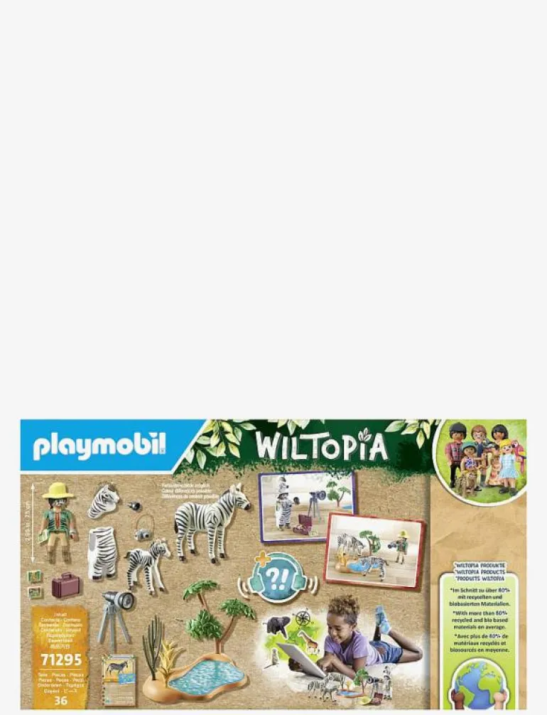 PLAYMOBIL WILTOPIA - På språng med djurfotografen - 71295 - Playmobil Wiltopia