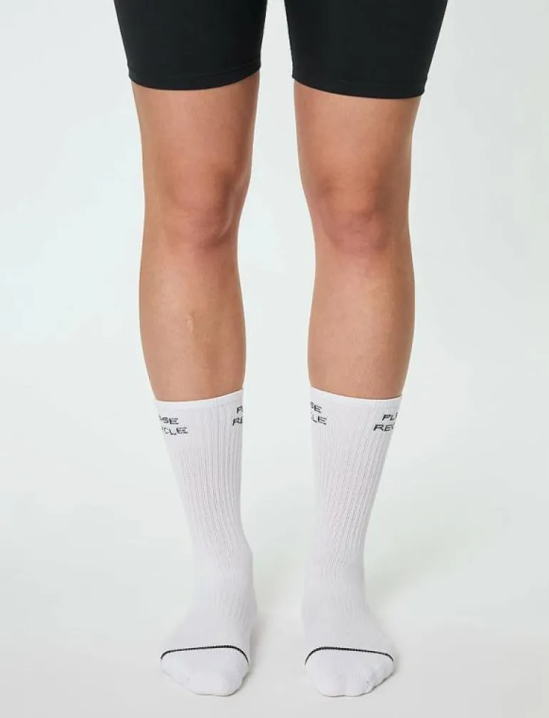 Please Recycle Crew Sock - Strumpor