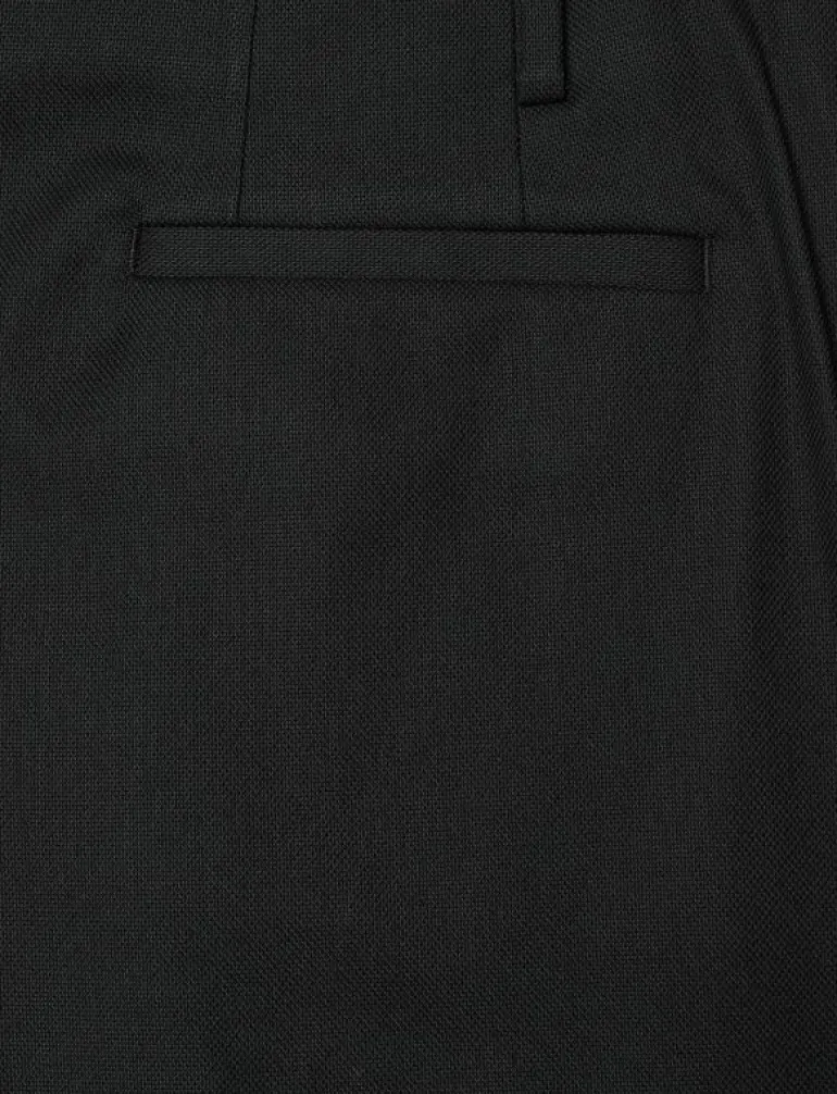 Pleated High-Rise Cotton-Blend Short - Casual shorts
