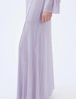 Pleated Midi Mesh Skirt - Maxikjolar