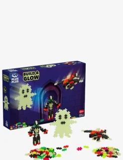 Plus-Plus Build and Glow - Glow in the Dark / 360 pcs - Byggsats