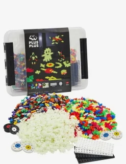 Plus-Plus Build and Glow Storage Box / 2000 pcs - Byggsats