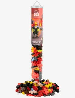 Plus-Plus Firefighter / 100 pcs Tube - Byggsats