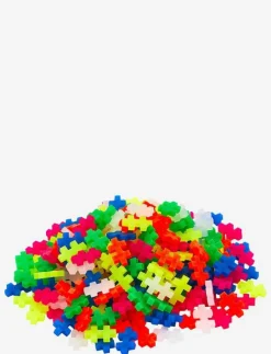 Plus-Plus Neon mix / 240 pcs / Tube - Byggsats
