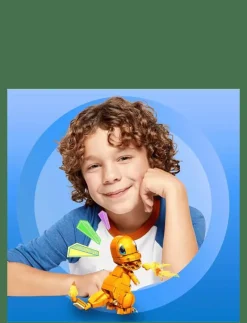Pokémon Build & Show Charmander toy building set, 4 inches tall, - Film & Sagofigur