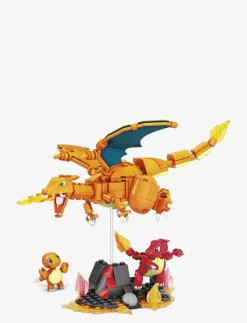 Pokémon Building Toy Kit Charmander Set with 3 Action Figures (313 Pieces) for Kids - Byggsats