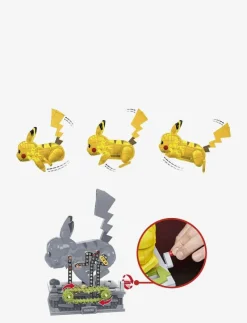 Pokémon Motion Pikachu Building Brick Set with Mechanized Motion (1095 Pieces) - Byggsats