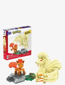 Pokémon Vulpix Evolution Set (145 Pieces) with 2 Poseable Action Figures for Kids - Byggsats