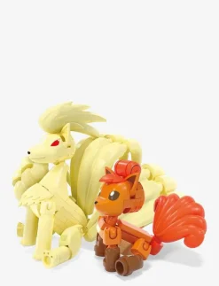Pokémon Vulpix Evolution Set (145 Pieces) with 2 Poseable Action Figures for Kids - Byggsats