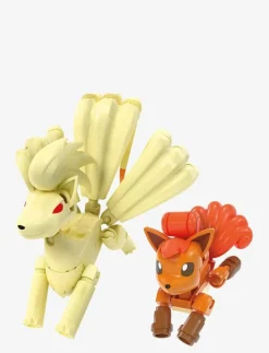 Pokémon Vulpix Evolution Set (145 Pieces) with 2 Poseable Action Figures for Kids - Byggsats