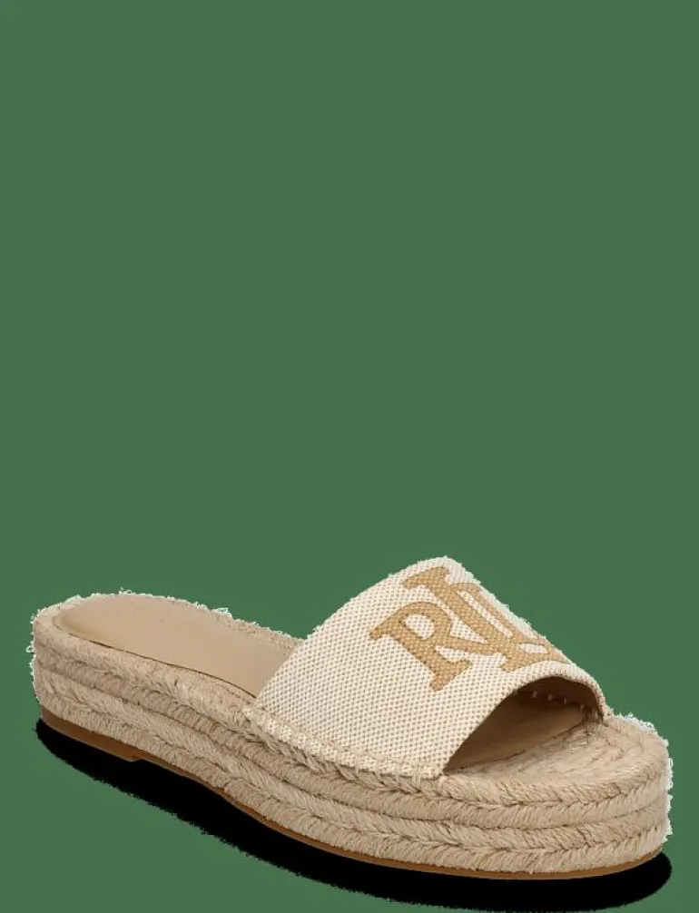 Polly Cross-Dyed Canvas Espadrille - Platta espadriller