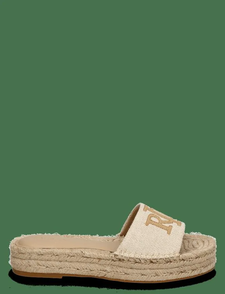 Polly Cross-Dyed Canvas Espadrille - Platta espadriller