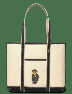 Polo Bear Canvas Small Shopper Tote - Shoppers