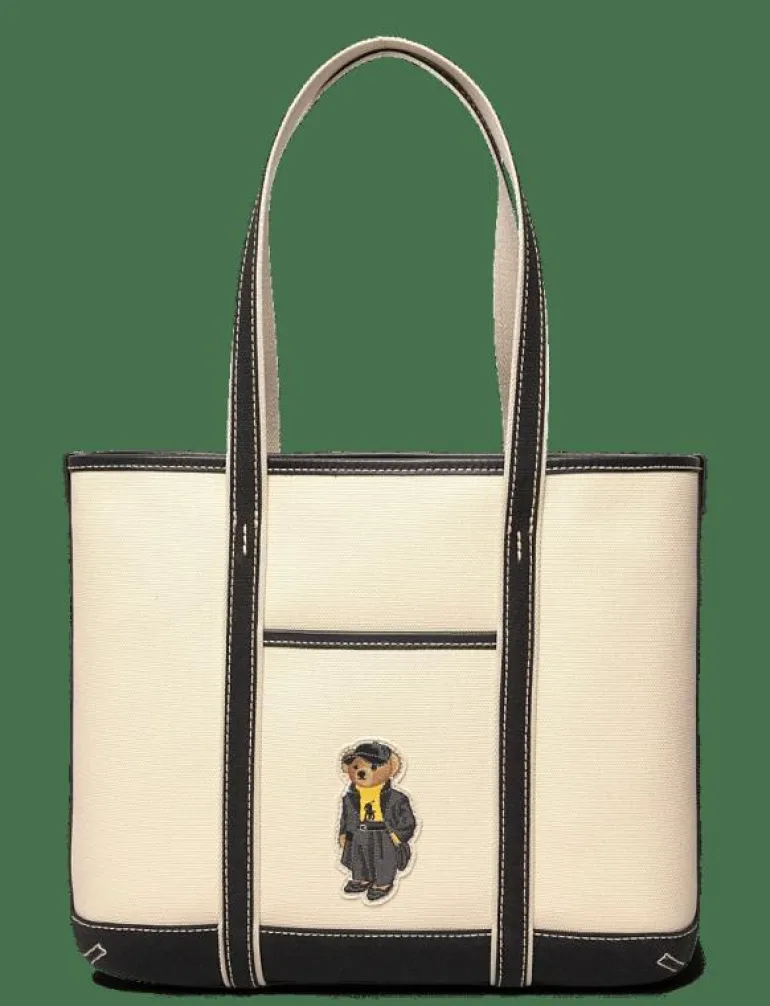 Polo Bear Canvas Small Shopper Tote - Shoppers