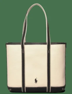 Polo Bear Canvas Small Shopper Tote - Shoppers