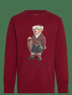Polo Bear Cotton Long-Sleeve Tee - Sweatshirts