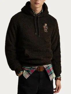 Polo Bear Pile Fleece Hoodie - Sweatshirts