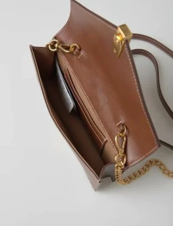 Polo ID Leather Chain Wallet & Bag - Crossbody Bags