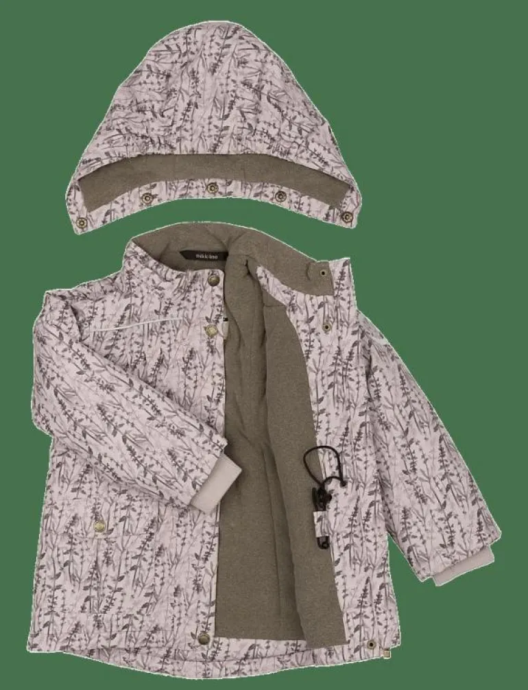 Polyester Jacket - Aop Floral - Vinterjacka