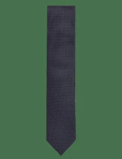 Polyester tie with dots 7 cmPolyester tie with dots 7 cm - Slipsar