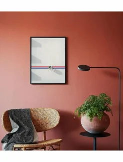 Poster Lined House Wall - Fotokonst