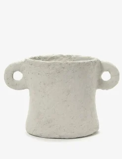 POT MARIE PAPER MACHE BEIGE BY MARIE MICHIELSSEN - Krukor
