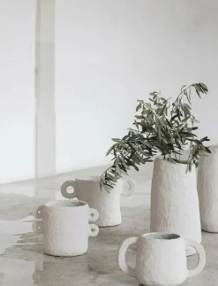 POT MARIE PAPER MACHE BEIGE BY MARIE MICHIELSSEN - Krukor
