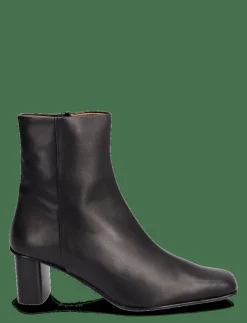 Praia Black Nappa - Ankelboots med klack