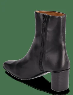 Praia Black Nappa - Ankelboots med klack