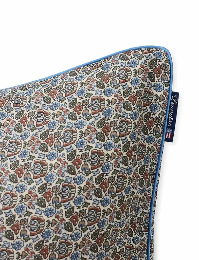 Printed Flowers Cotton Sateen Pillowcase - Örngott