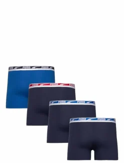 PUMA MEN EVERYDAY DUO LOGO BOXER 4P - Kalsonger