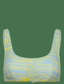 PUMA SWIM WOMEN PRINTED SCOOP TOP 1P - Bikinis