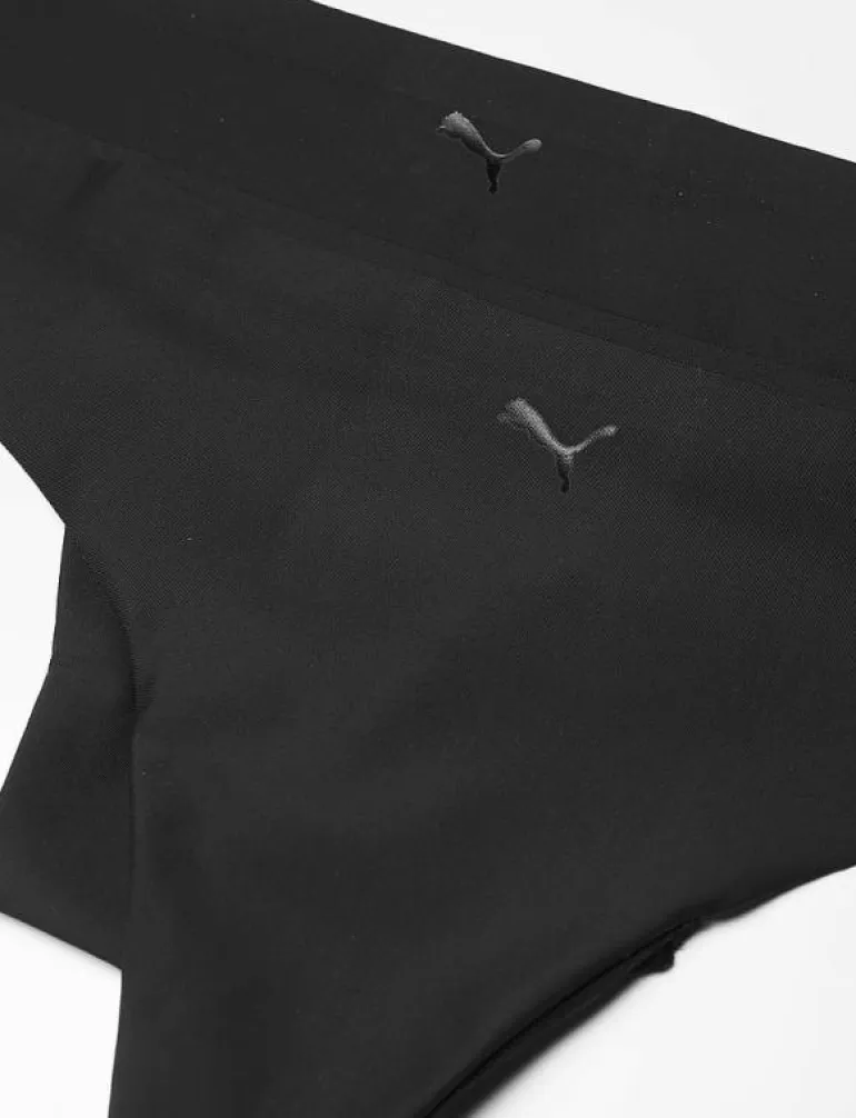 PUMA WOMEN SEAMLESS STRING 2P PACK - Underkläder
