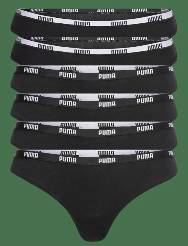 PUMA WOMEN STRING 6P ECOM - Underkläder