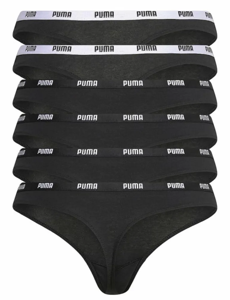 PUMA WOMEN STRING 6P ECOM - Underkläder
