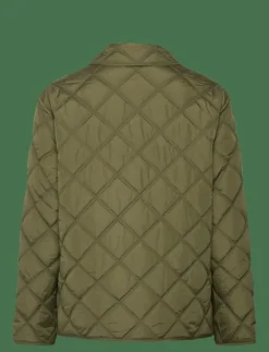 QUILTED JACKET WITH COLLAR - Quiltade jackor