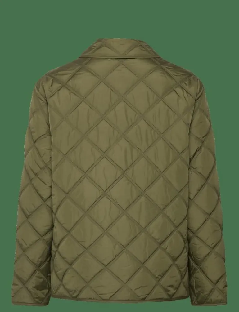QUILTED JACKET WITH COLLAR - Quiltade jackor