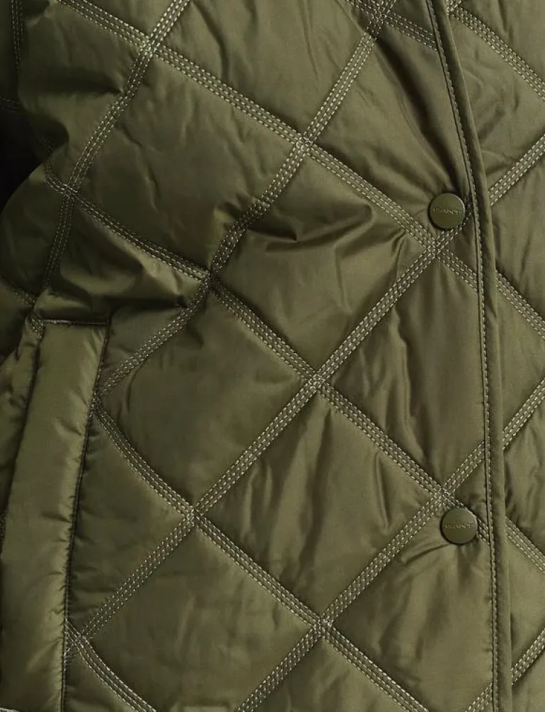 QUILTED JACKET WITH COLLAR - Quiltade jackor