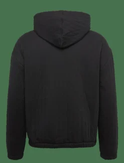 Quilted Zip Through Hoodie - Hoodies