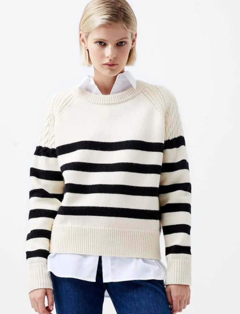 QUINLEY STRIPE JUMPER - Stickat