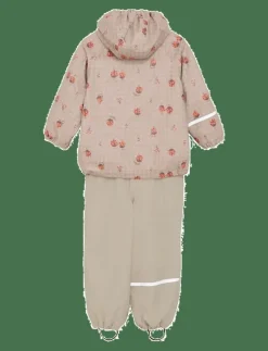 Rainwear Set - AOP, w. fleece - Regnställ