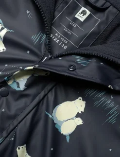 Rainwear Set - AOP, w. fleece - Regnställ