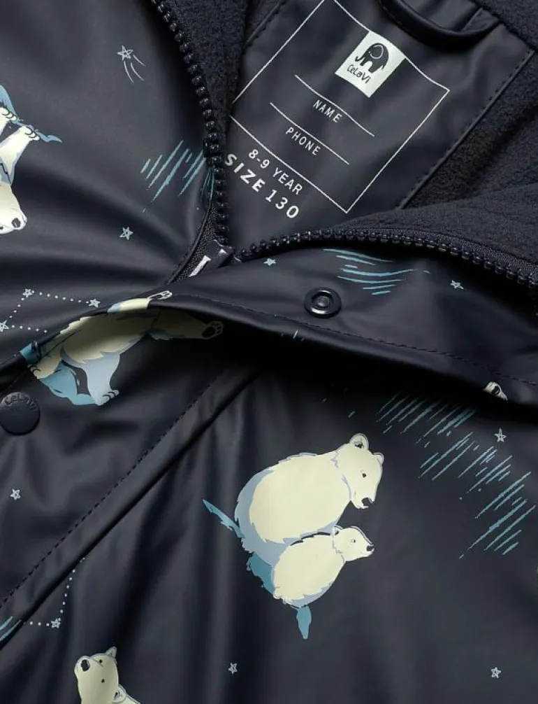 Rainwear Set - AOP, w. fleece - Regnställ