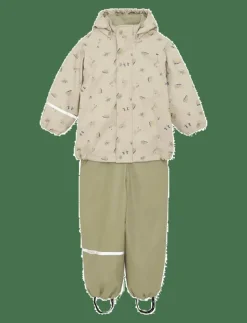 Rainwear Set - AOP, w. fleece - Regnställ