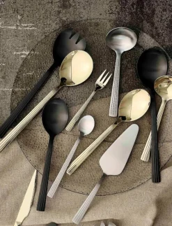 RAW cafe latte spoon matte steel 4 pcs giftbox - Skedar