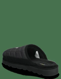 Reade Suede-Trim Quilted Scuff Slipper - Inneskor
